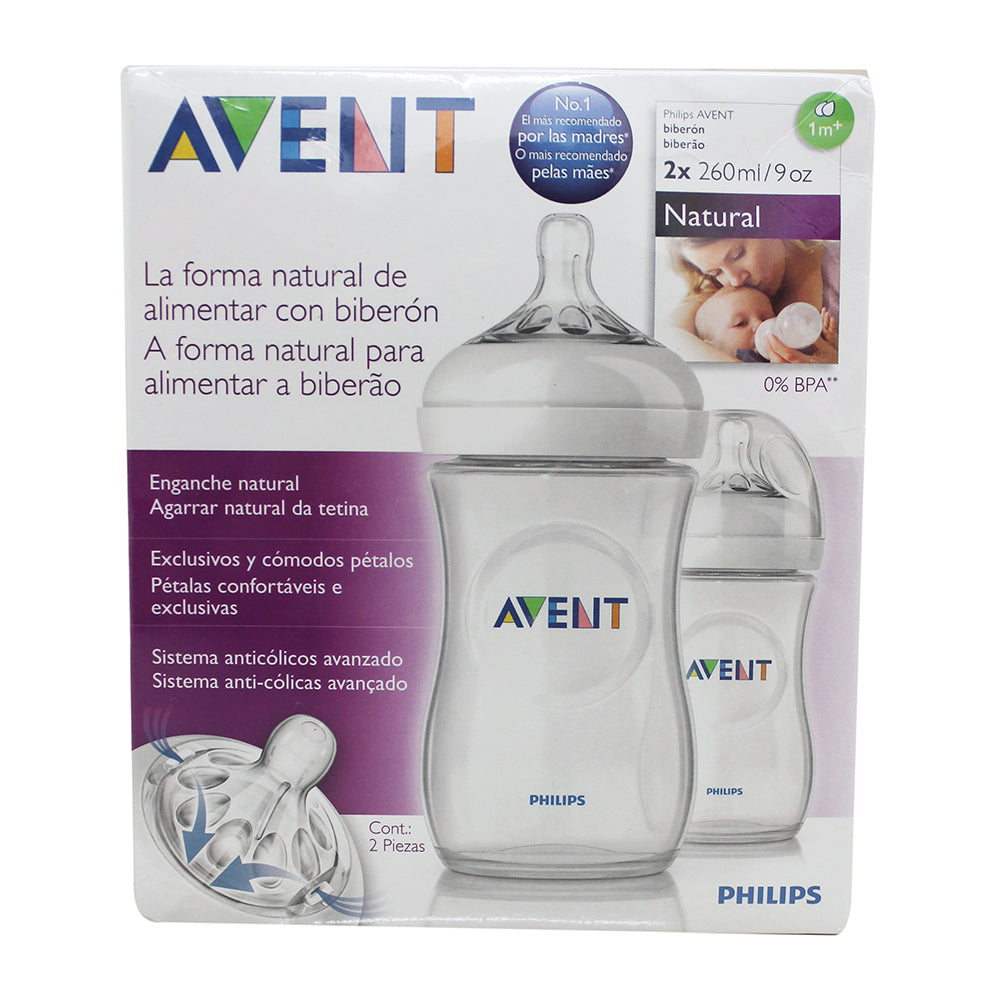 teteros 9oz natural x2