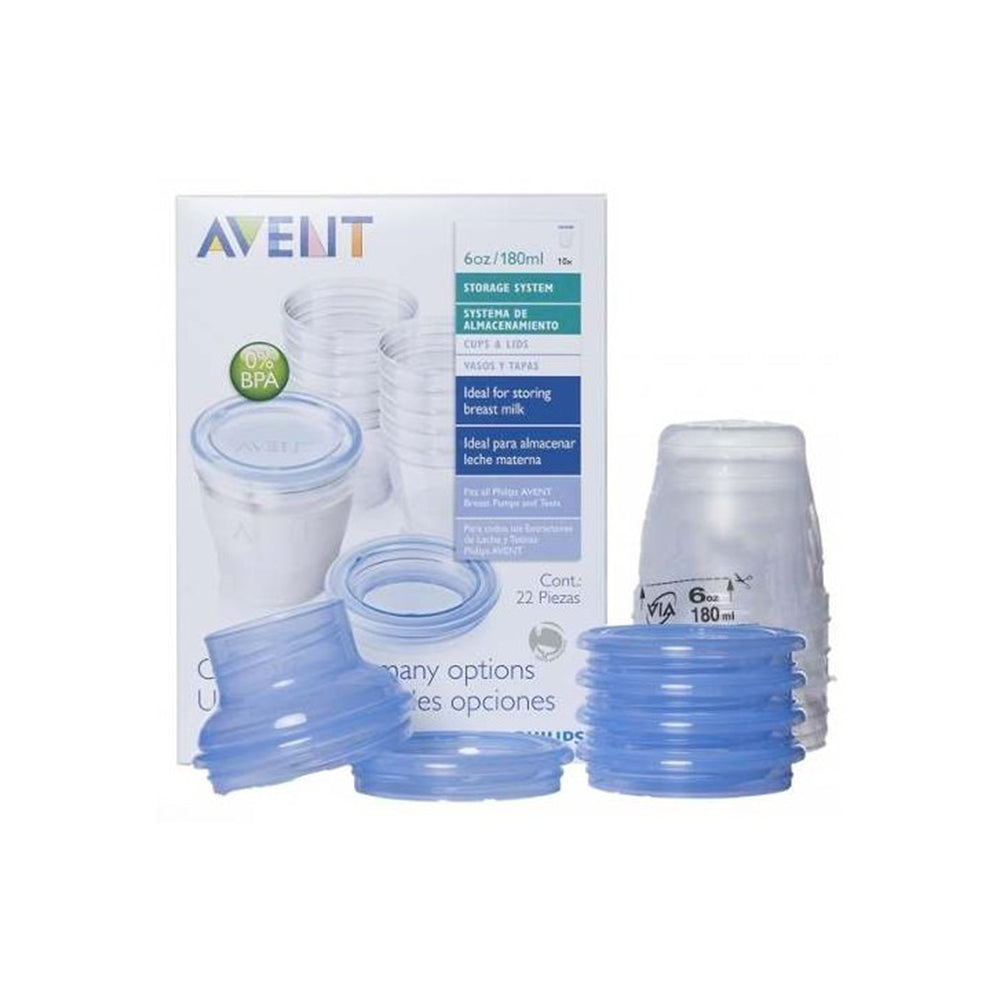 recipientes para alimentos x 10 con tapas avent