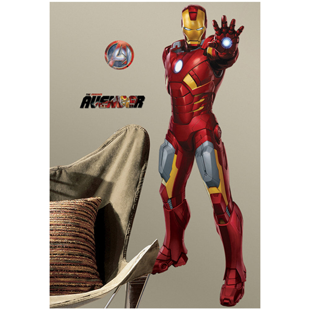 vinilo decorativo reutilizable avengers iron man