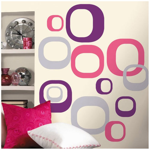 vinilo deco reutilizable ovalos modernos