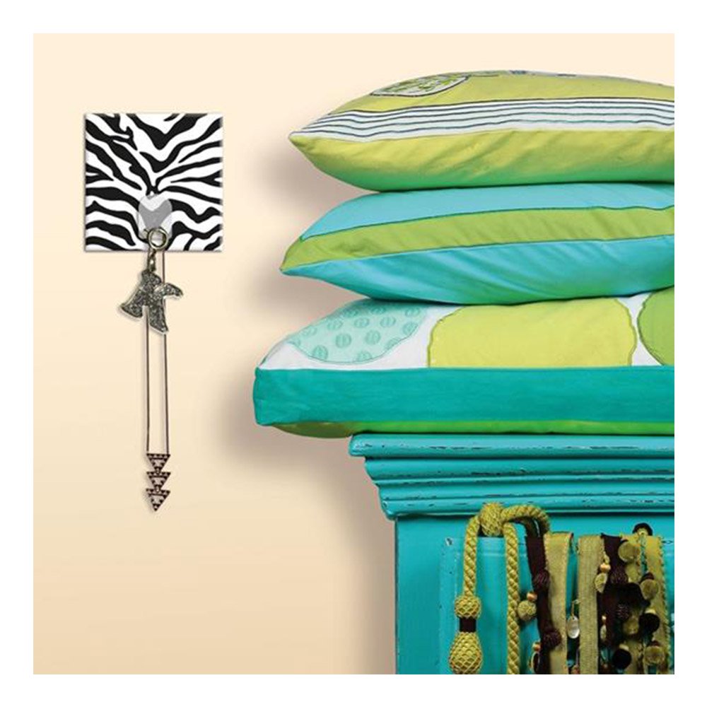 gancho magico reutilizable zebra