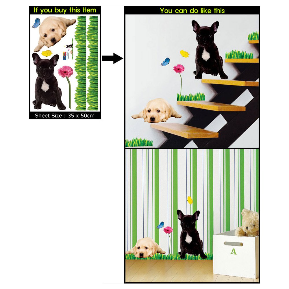 vinilo decorativo fixpix perritos 35x50cm