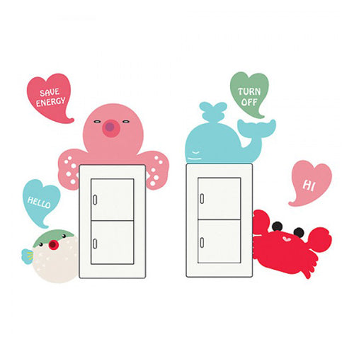 vinilo decorativo fixpix criaturas de mar