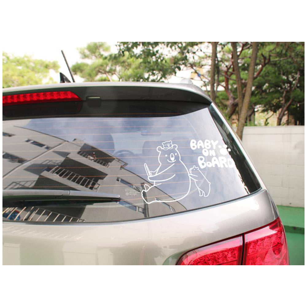 vinilo decorativo fixpix vidrios de carro baby on board