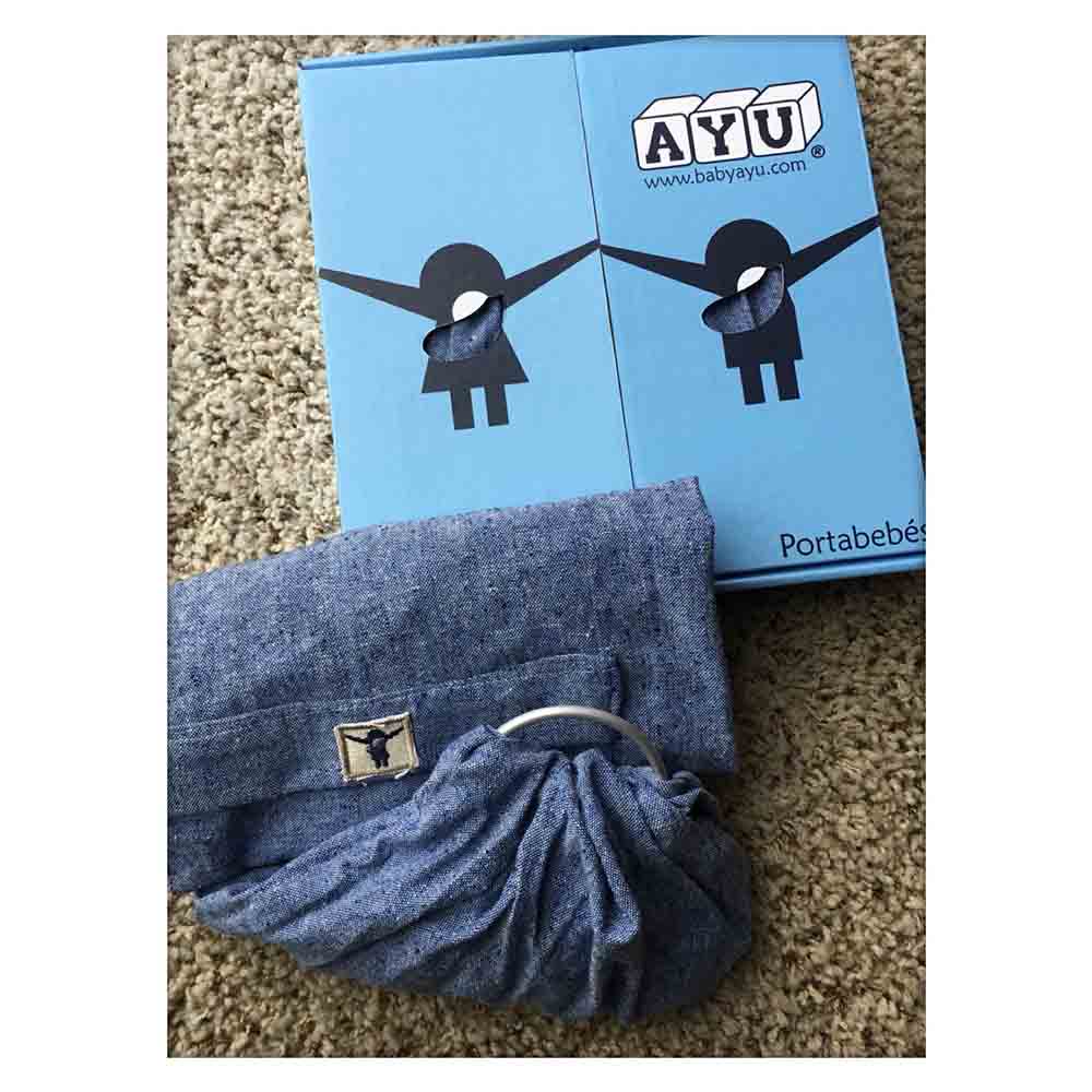 bandolera de argollas   mundo azul talla m