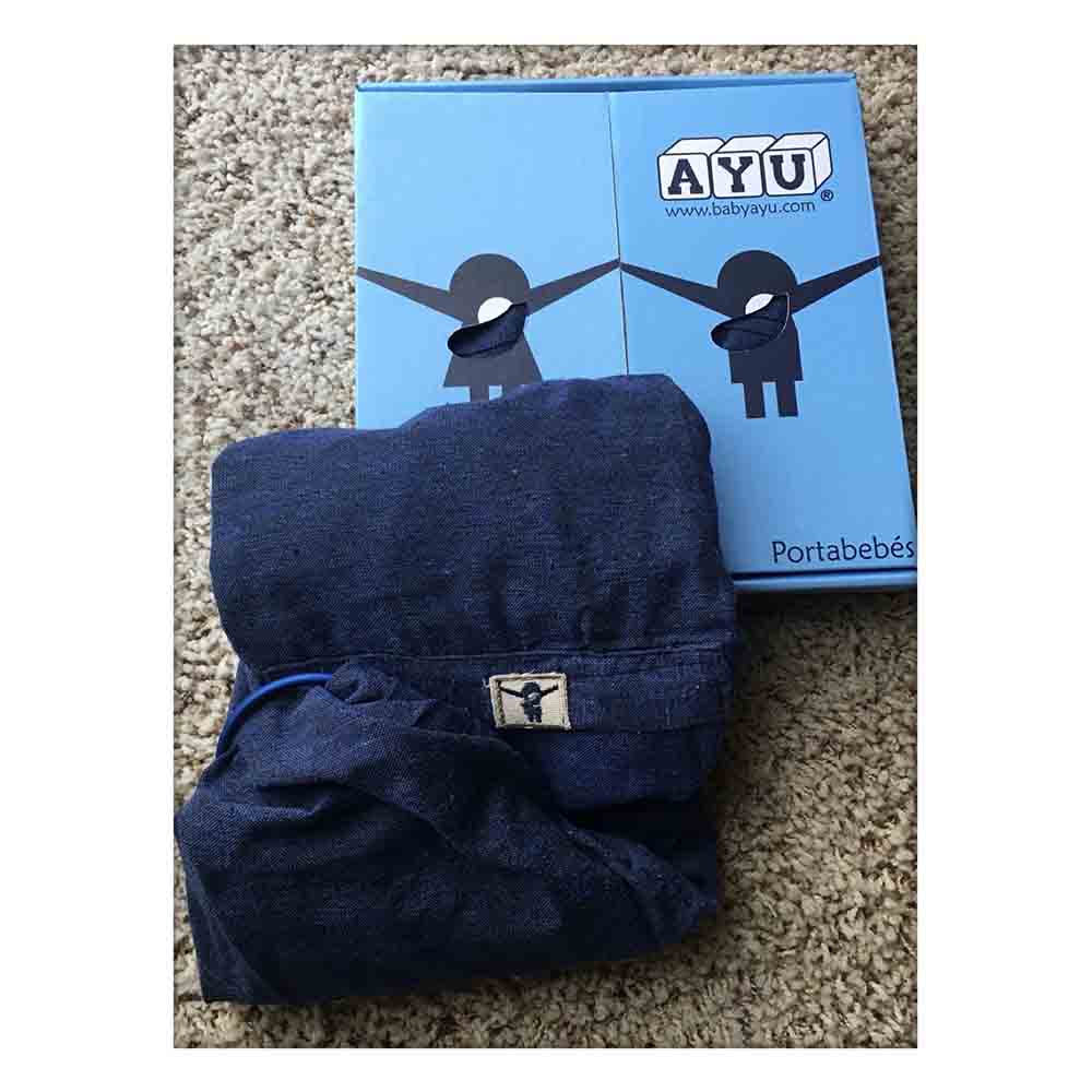 bandolera de argollas   portea azul talla l