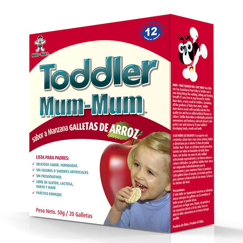 galletas toddler mum mum manzana