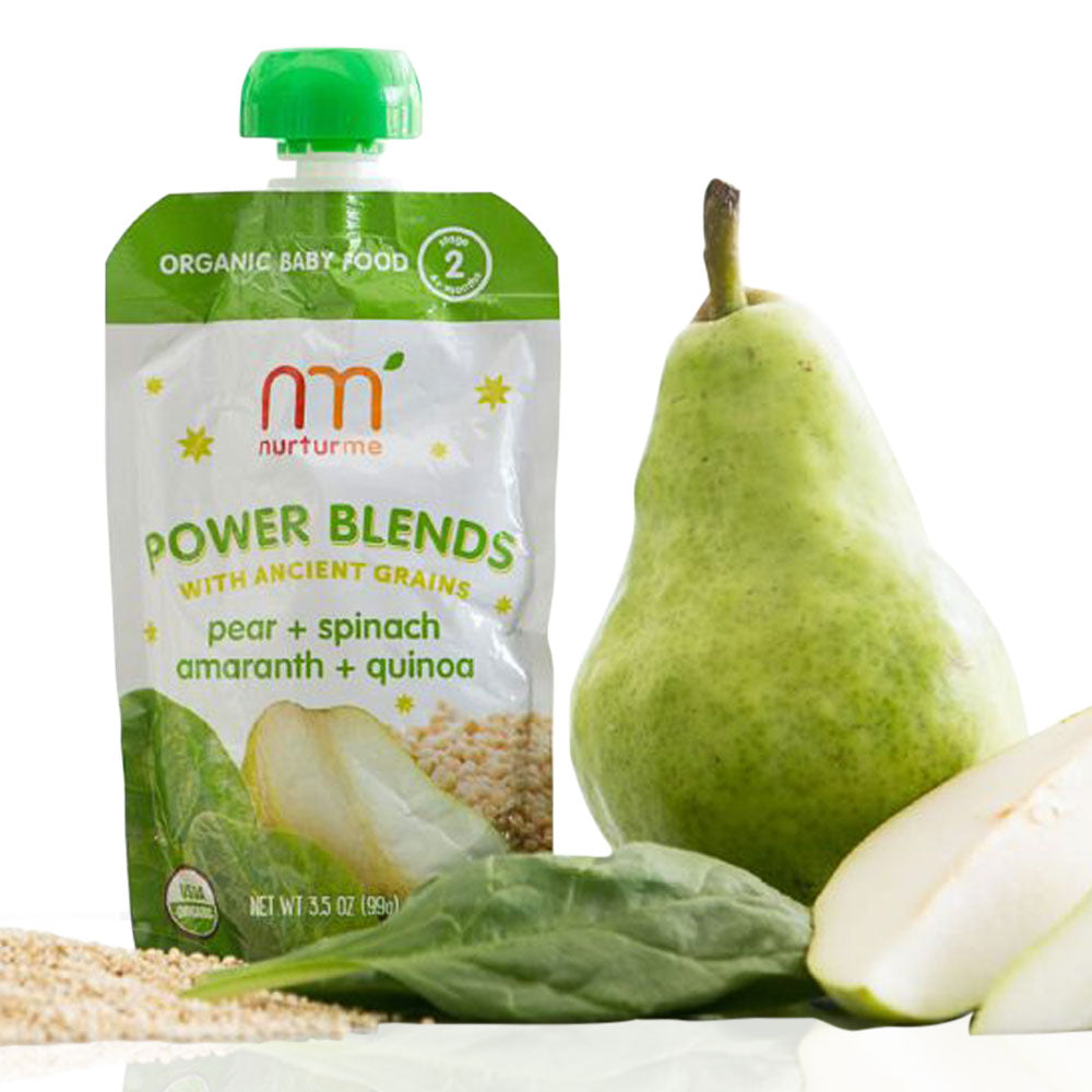 compota  pera  espinaca  amaranto y quinoa  etapa 2