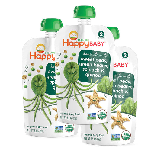 tripack compota etapa 2 arveja  habichuela y espinaca