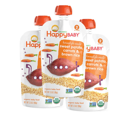 tripack compota etapa 2 zanahoria  papa dulce y arroz integral