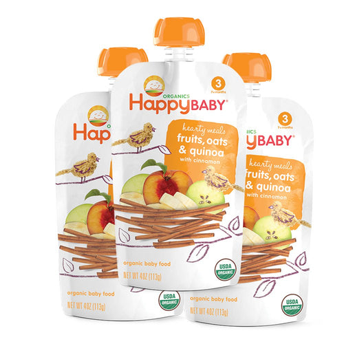 tripack compota etapa 3 quinoa  arroz integral  granola  banano y durazno