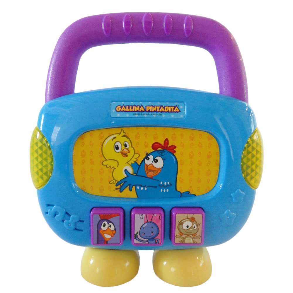 reproductor morado gallina pintadita