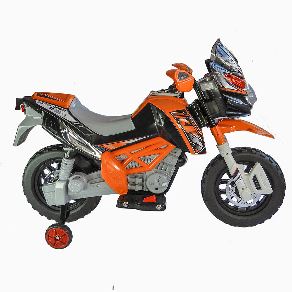 moto electrica enduro naranja