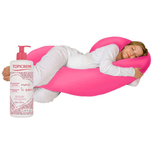 almohada de embarazo color fucsia   topicrem ultra hidratante leche corporal 500 ml