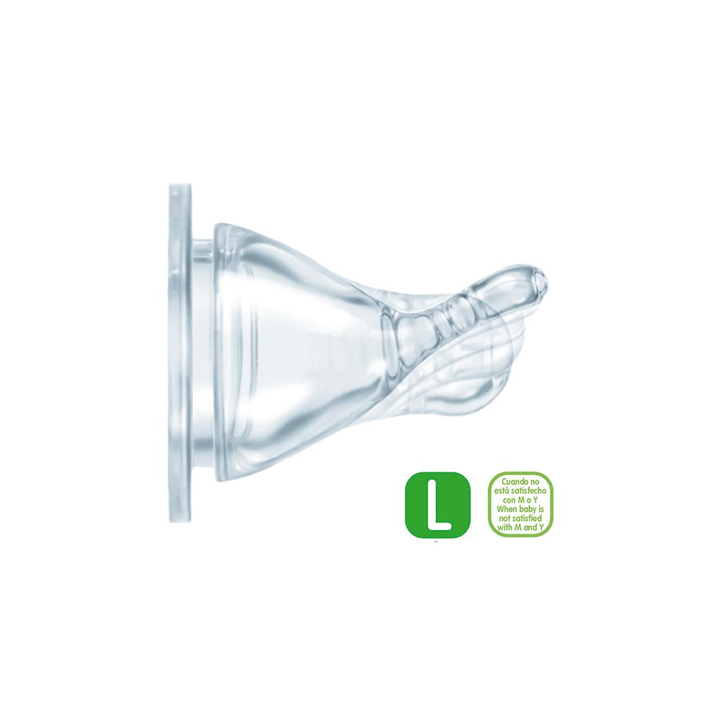 chupo peristaltico boca estandard x 2 talla l