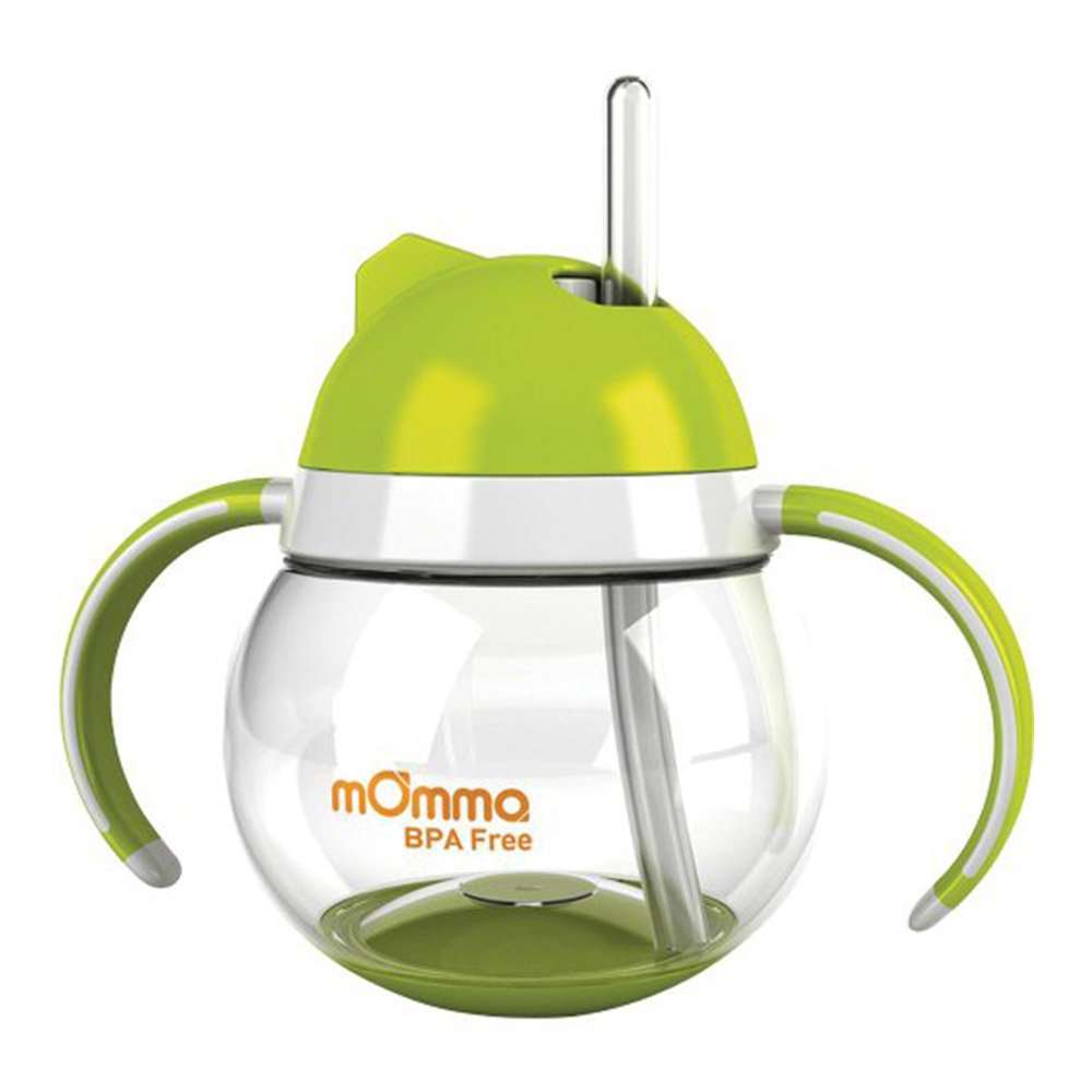 momma taza con sorbeto agarraderas verdes