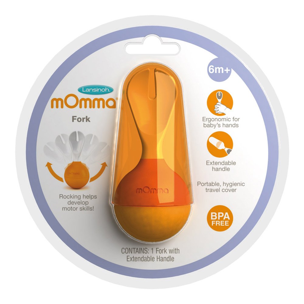 momma tenedor naranja