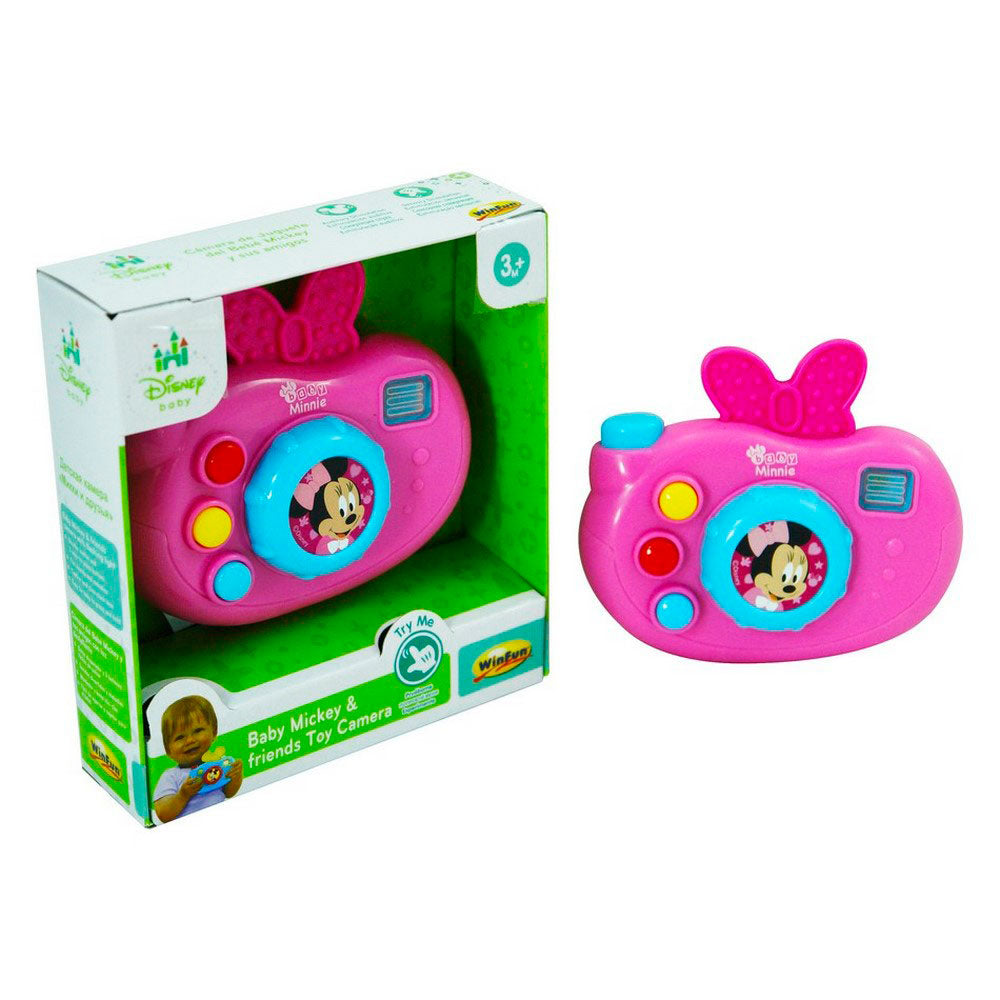 camara con luces y sonidos minnie mouse