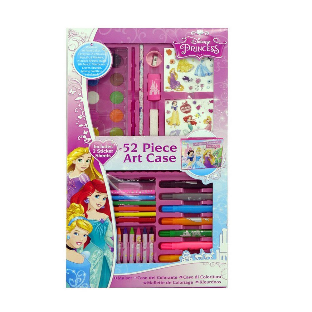 set artistico maletin princesas disney