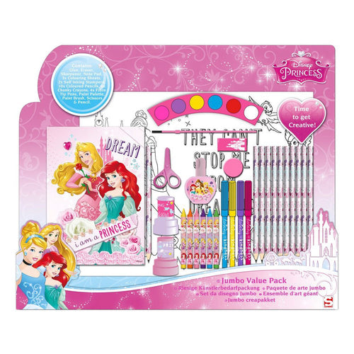 set artistico para ninas jumbo princesas