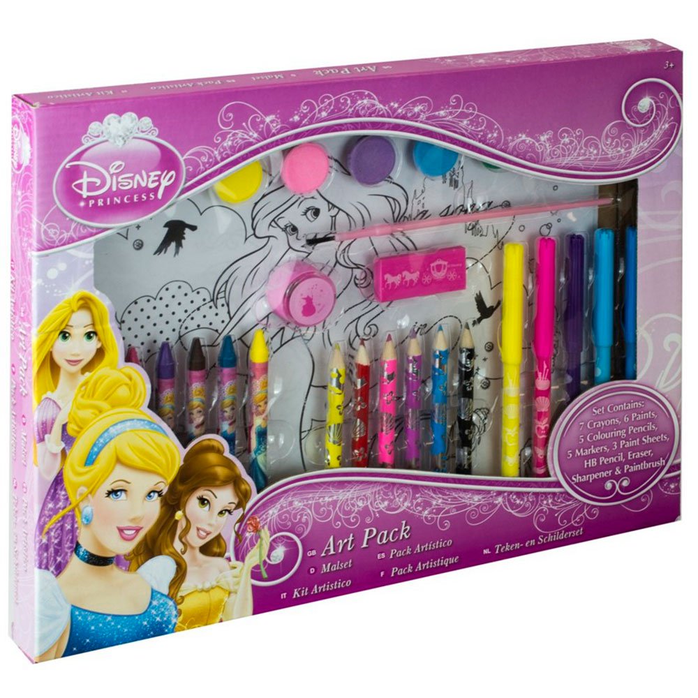set artistico en caja princesas disney