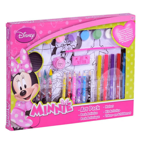 set artistico en caja minnie mouse