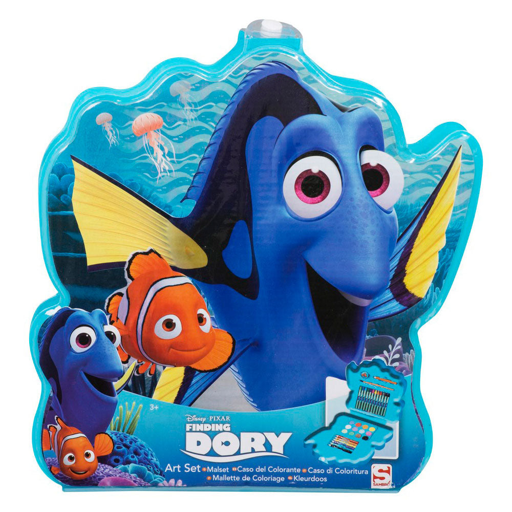 set artistico pequeno buscando a dory