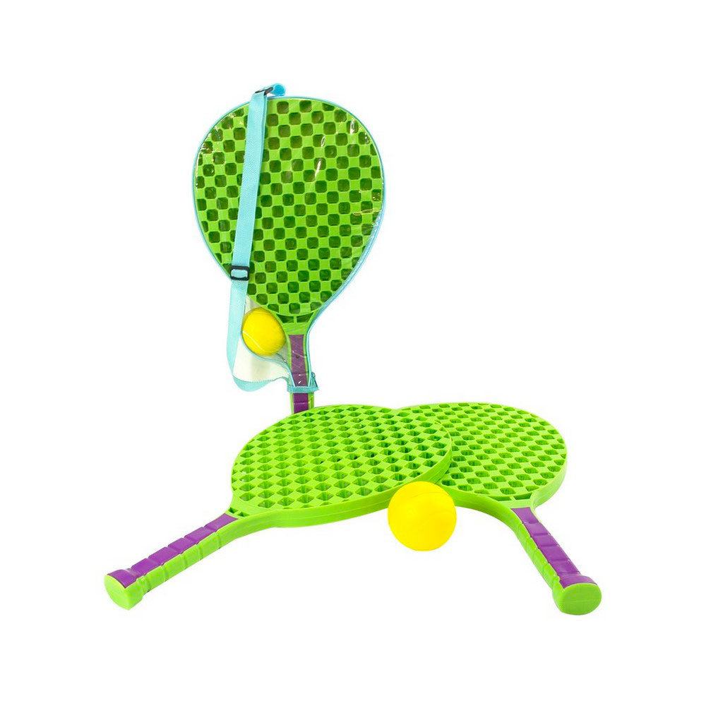 set  x  2  raquetas  en  estuche  pvc   dima juguetes