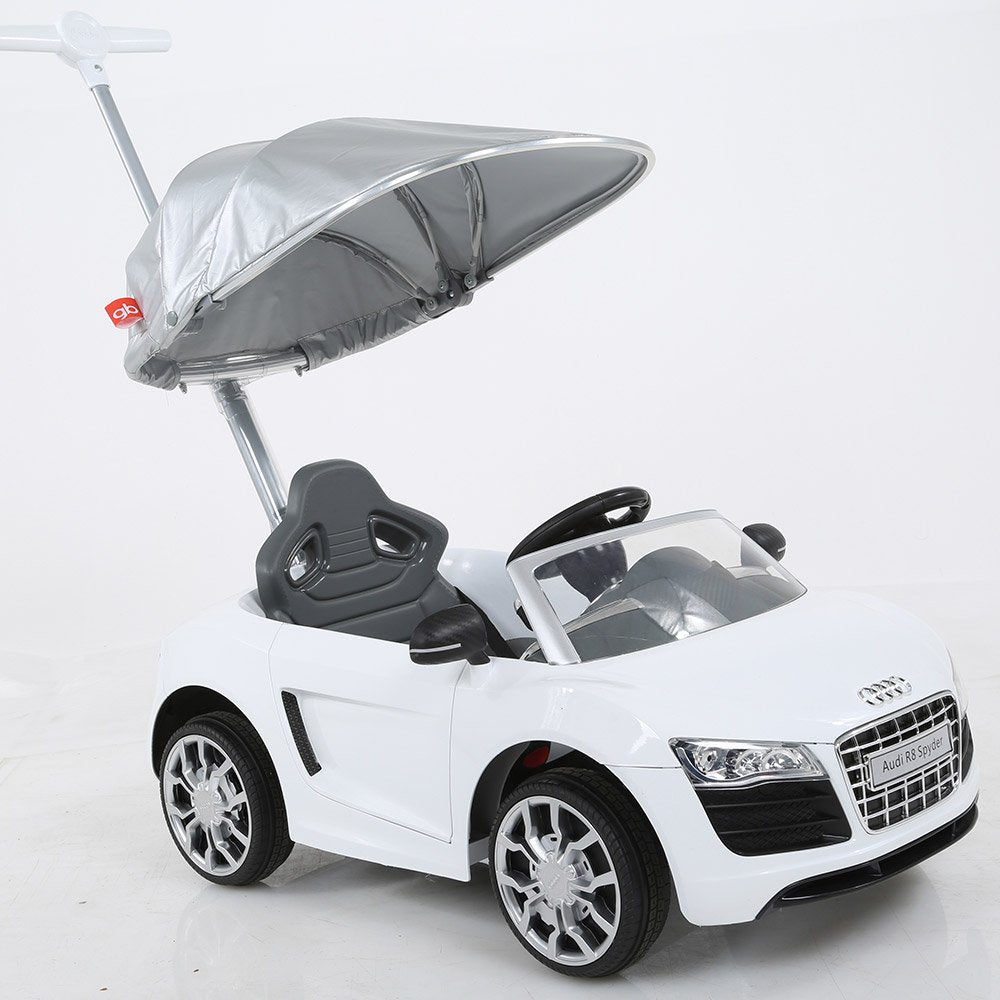 push car audi white