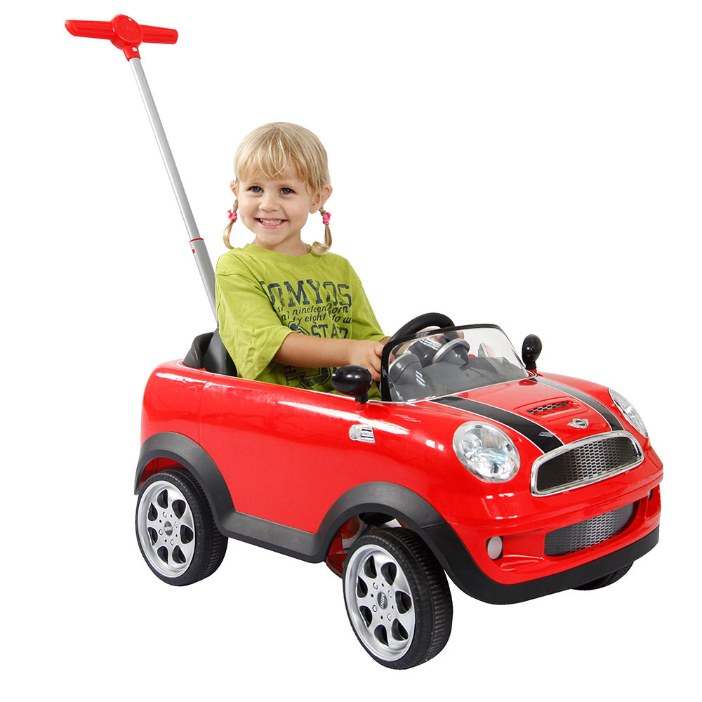 push car minicooper red