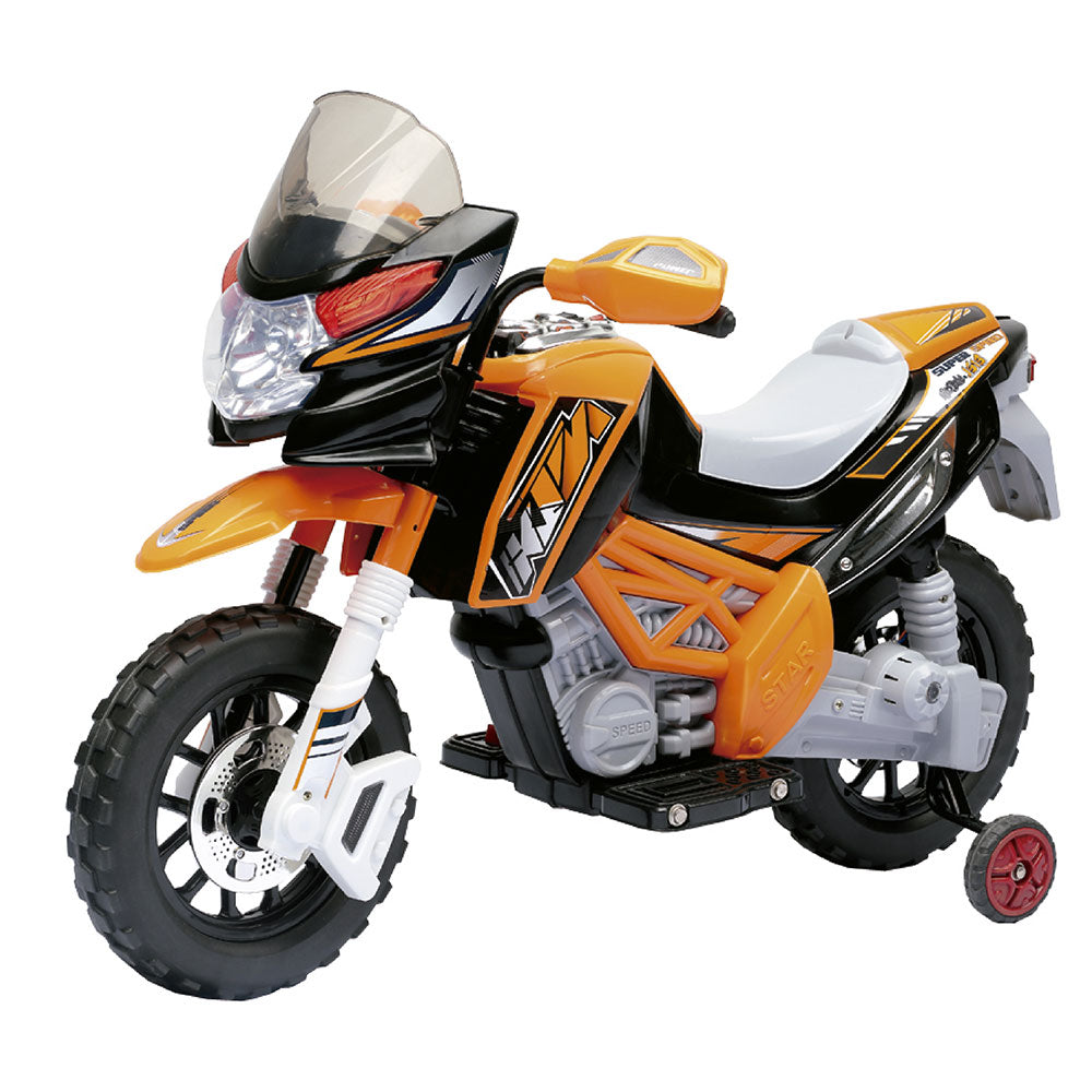 moto electrica rally naranja