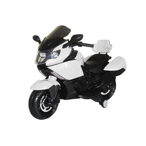 moto electrica deportiva tipo bmw k white