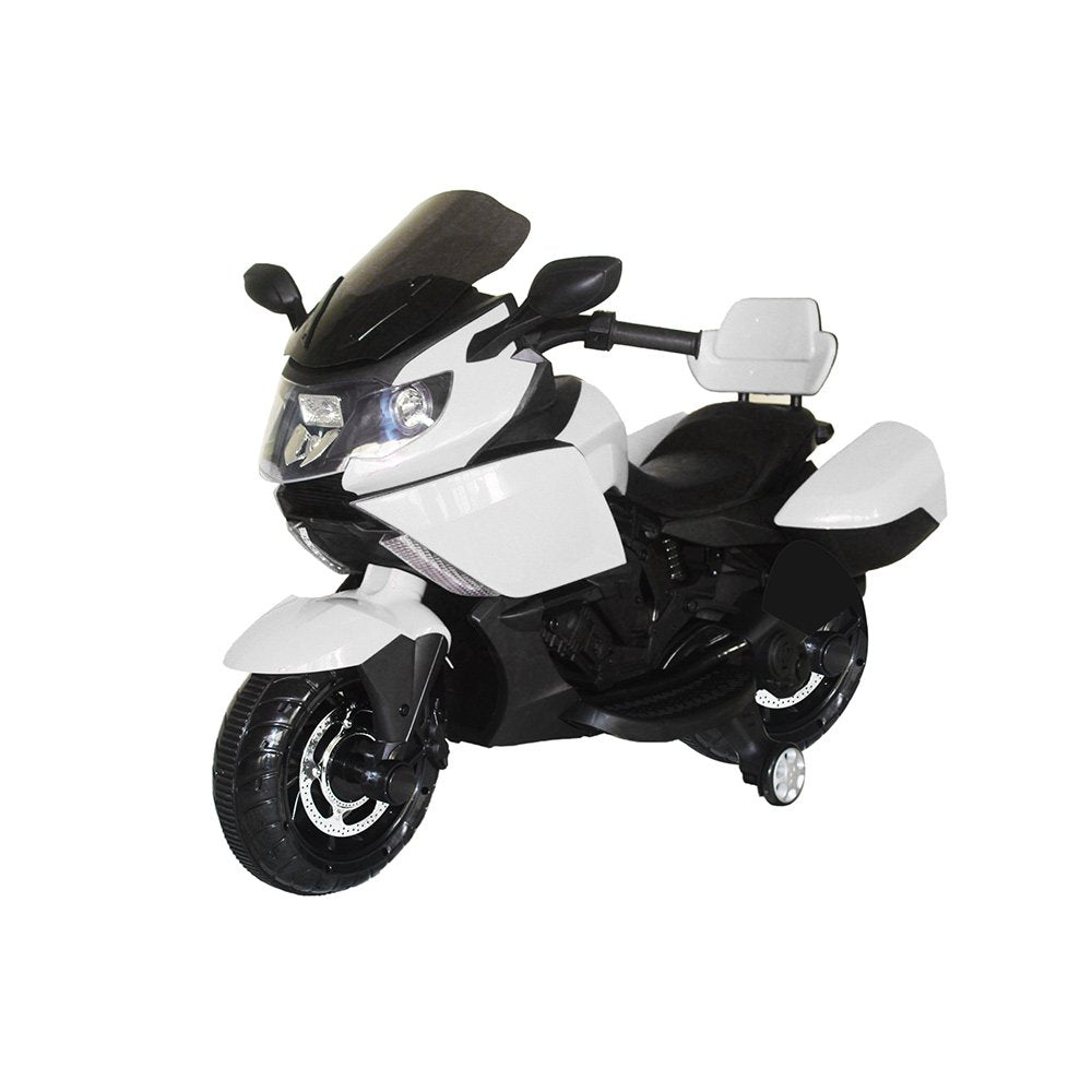 moto electrica deportiva tipo bmw k white
