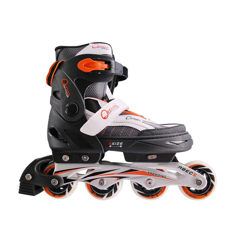 patines ajustables fitness qmax l naranja