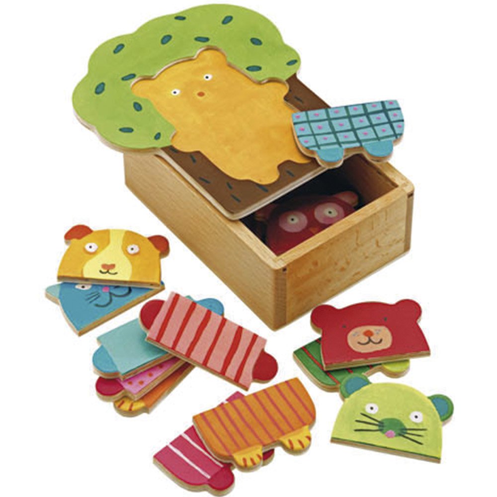 rompecabezas de madera abra dou