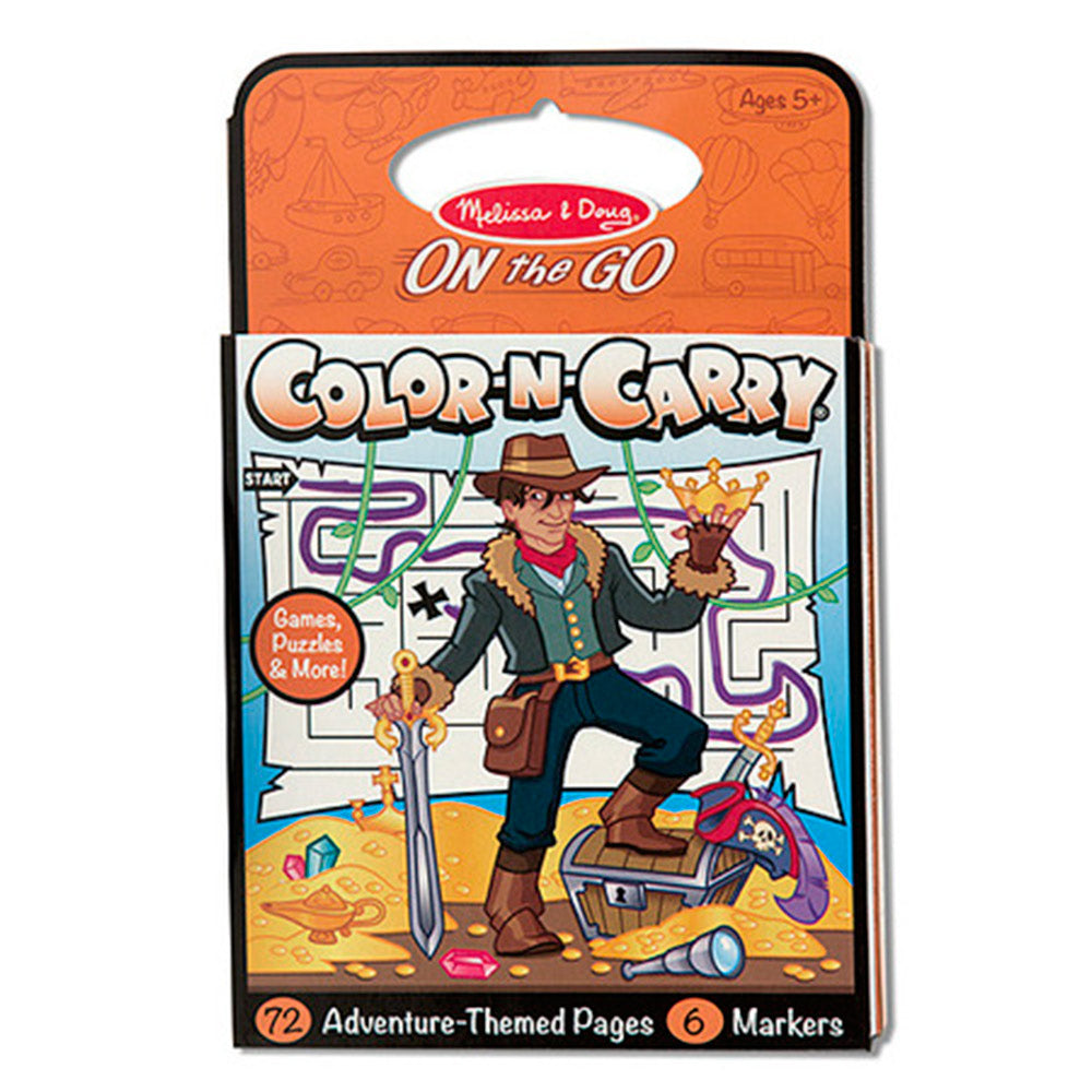 on the go   tarjetas para colorear   aventura