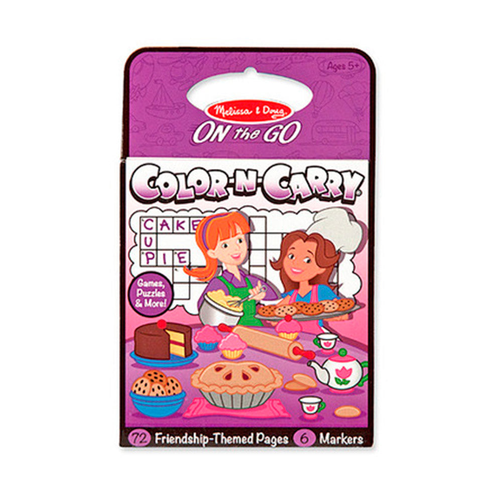 on the go   tarjetas para colorear   amigas