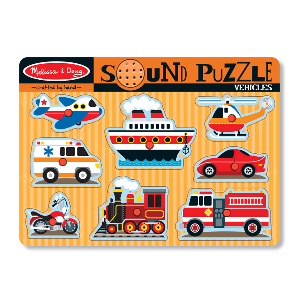 rompecabezas de sonido de vehiculos
