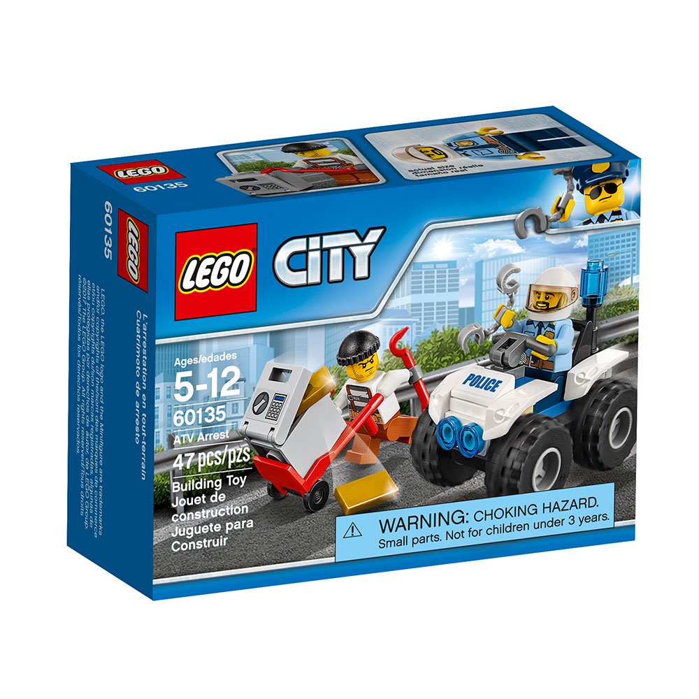 lego® city cuatrimoto de arresto