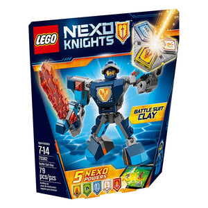 lego® nexo kinghts clay con armadura de combate