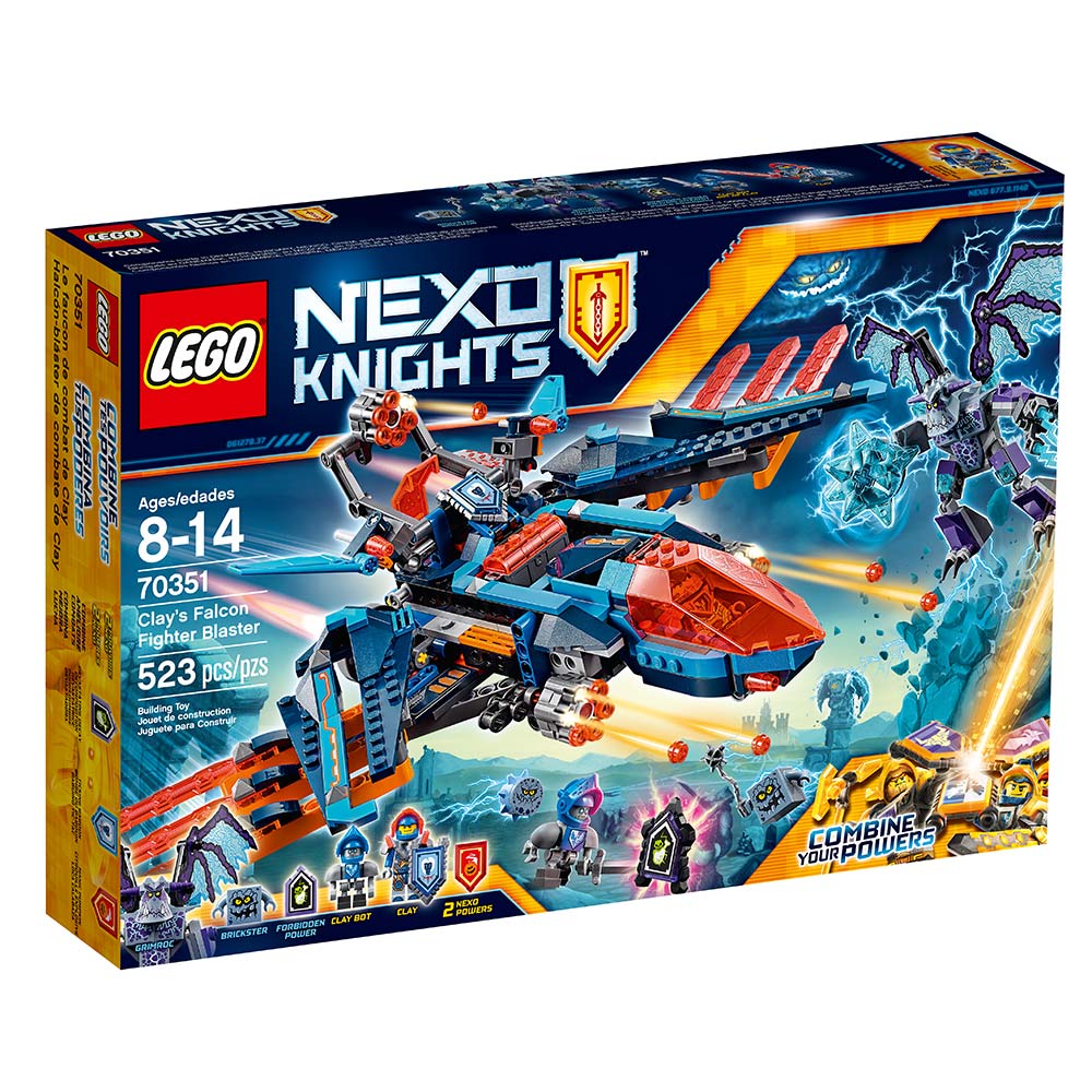 lego® nexo kinghts halcon blaster de combate de clay