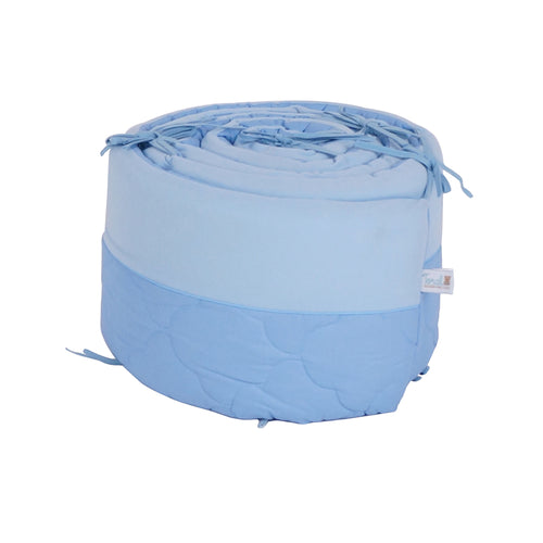 protector cuna   azul