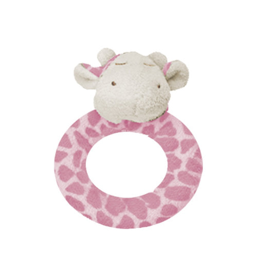 sonajero   jirafa rosada