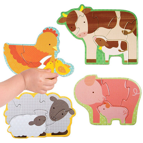 rompecabezas   granja babies