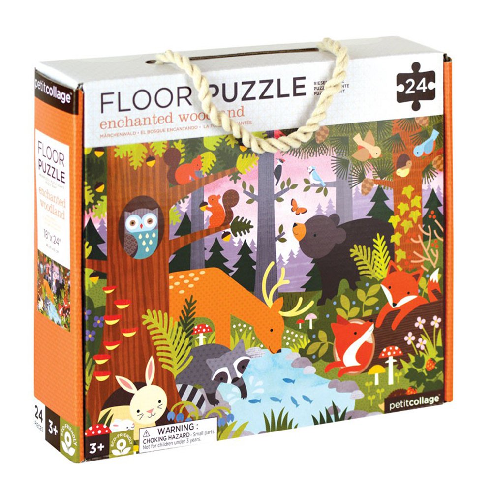 rompecabezas para el piso   bosque encantado