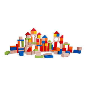 wooden blocks  100pcs