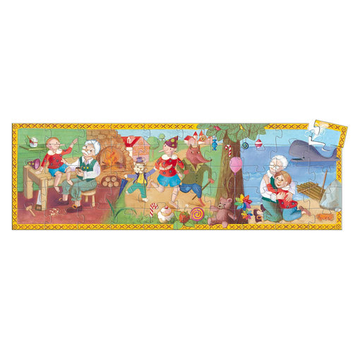 rompecabezas de silueta   pinocho