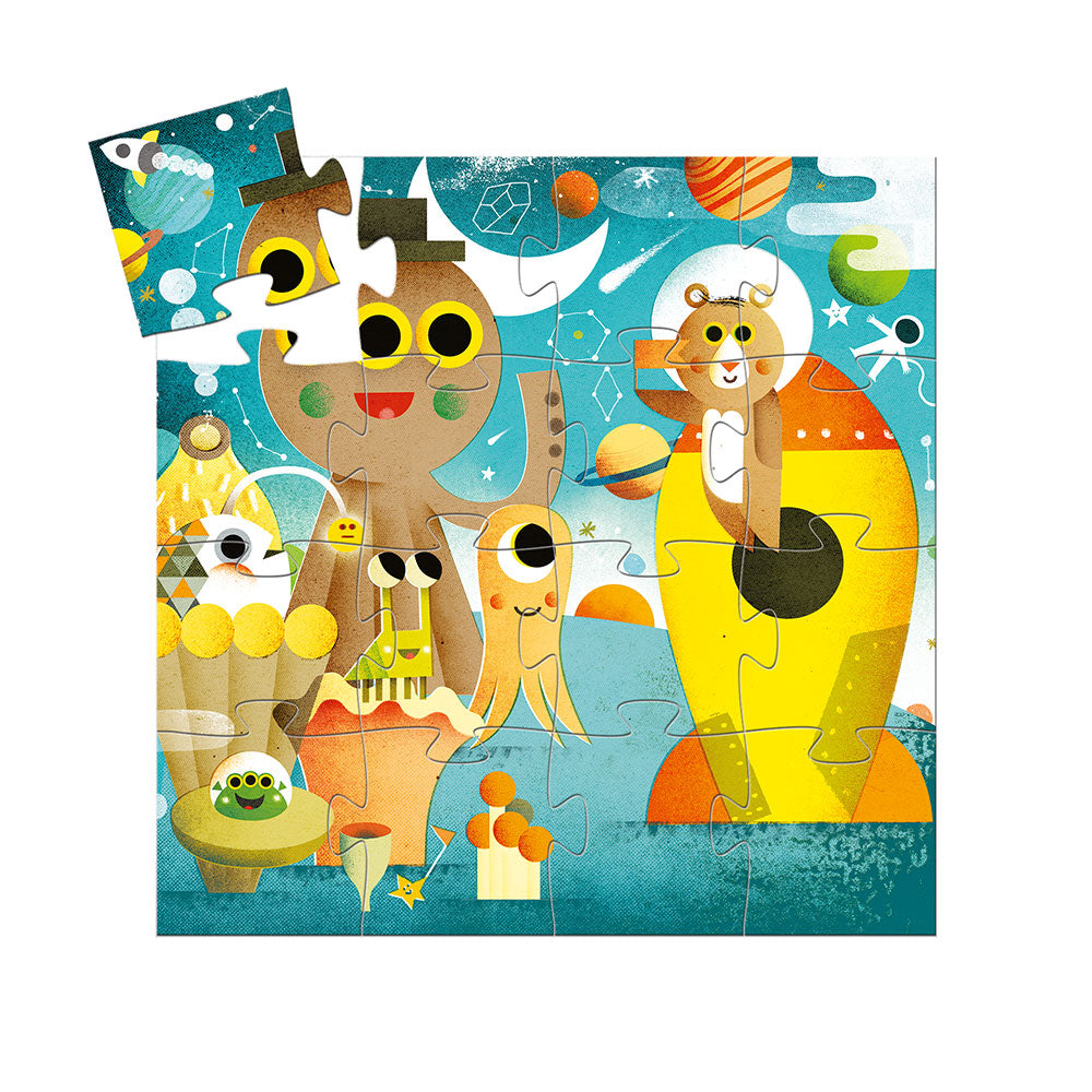 rompecabezas de silueta   el coete