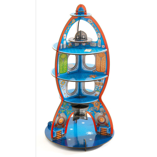 rompecabezas coete 3d para armar