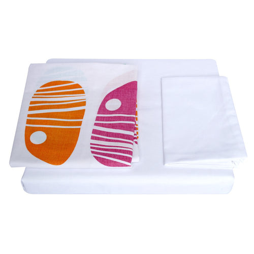 juego de sabanas para corral y cuna   blanca   pescados